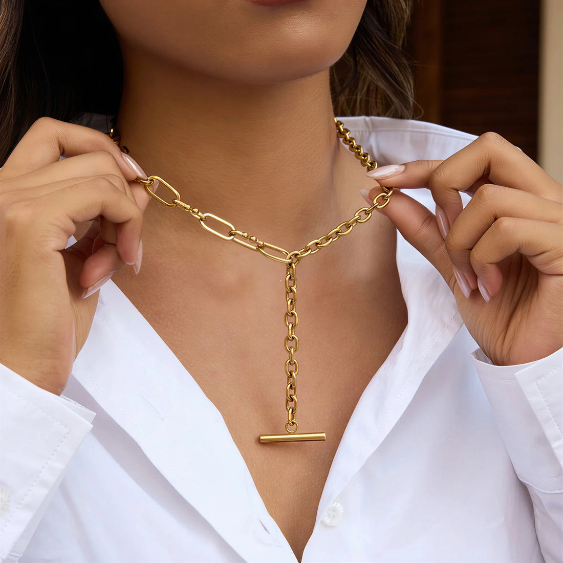 Rod Y Necklace