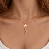 Skull Name Necklace