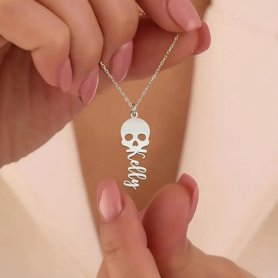 Skull Name Necklace