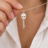 Skull Name Necklace