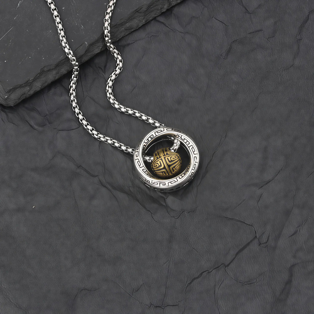 Spinning Orb Necklace