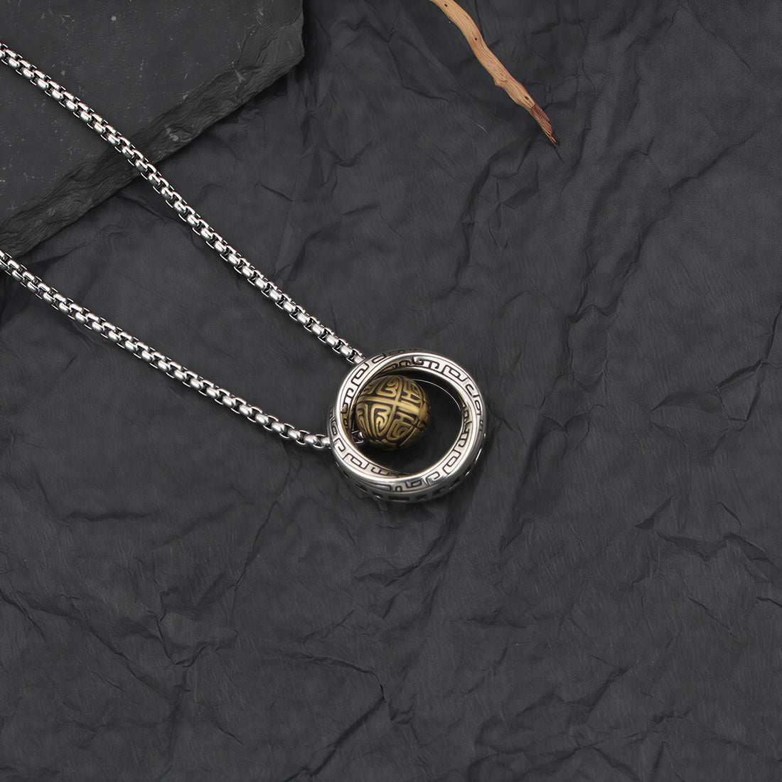 Spinning Orb Necklace