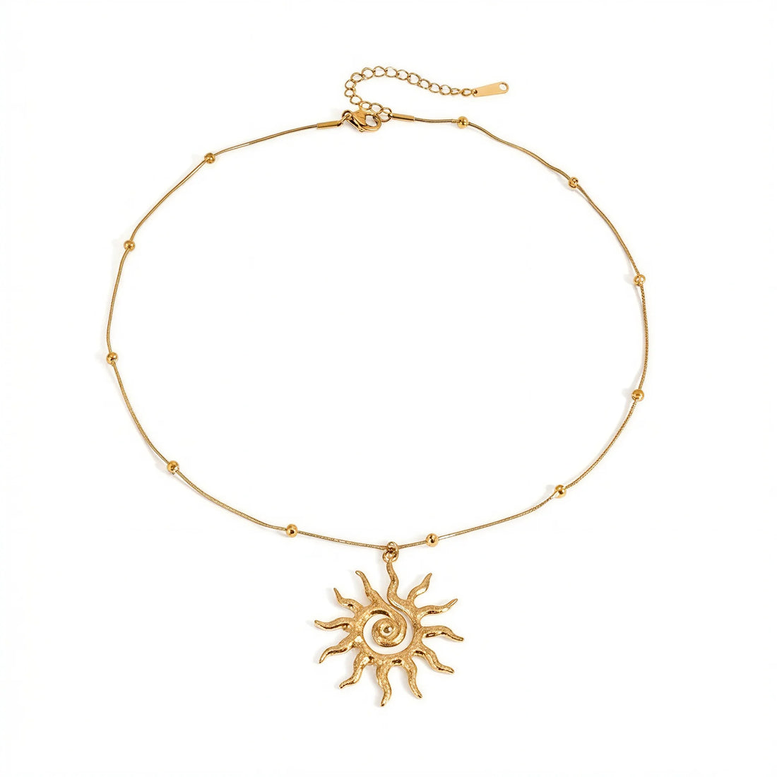 Spiral Sun Necklace