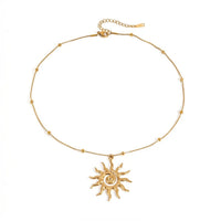 Spiral Sun Necklace