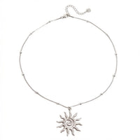 Spiral Sun Necklace