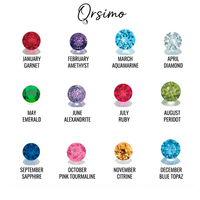 Personalised Birthflower Bracelet With Birthstone