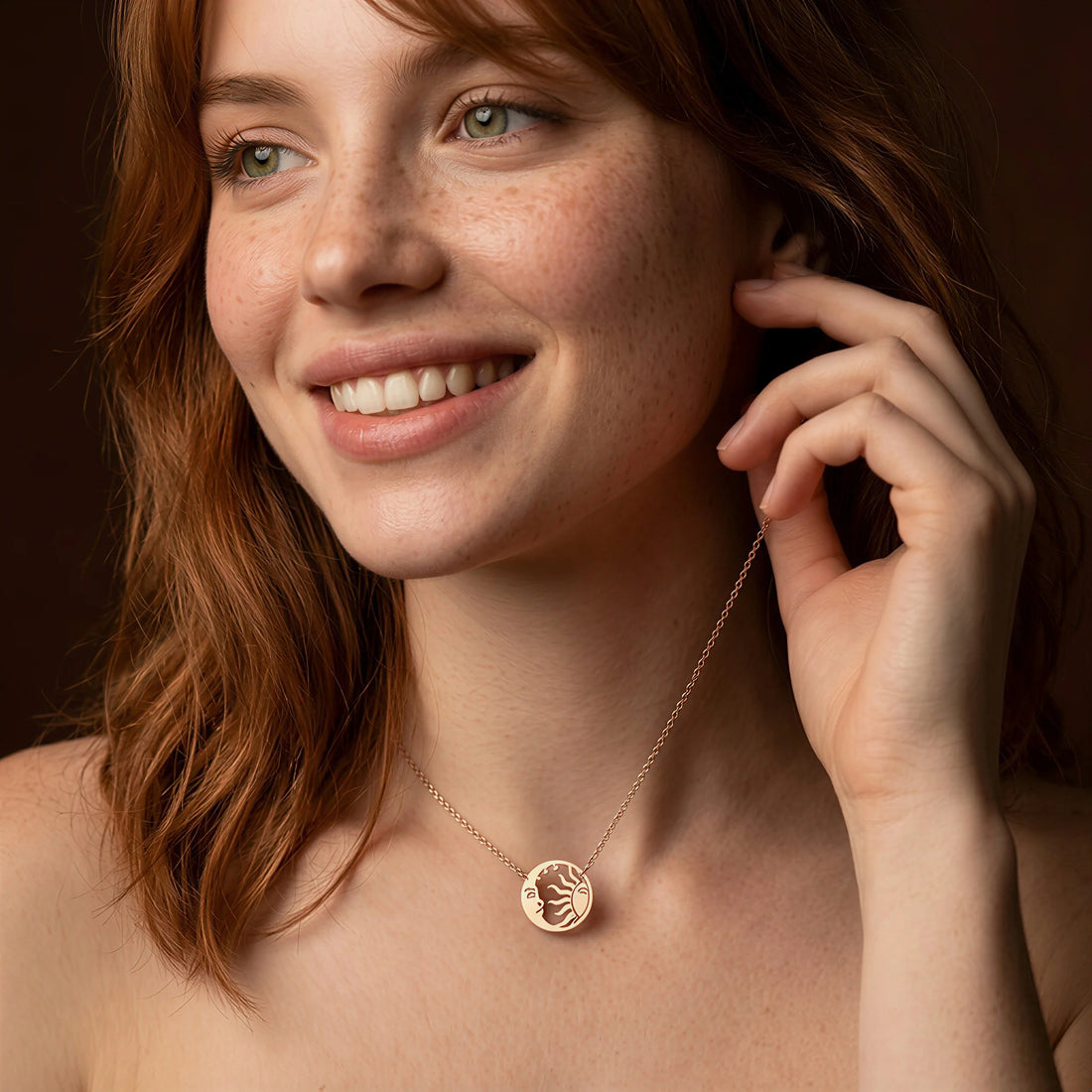 Sun and Moon Necklace