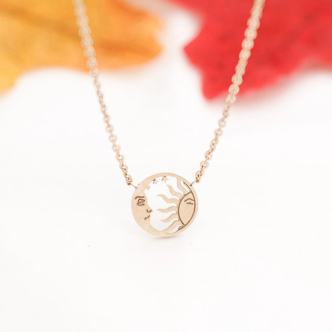 Sun and Moon Necklace