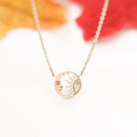 Sun and Moon Necklace