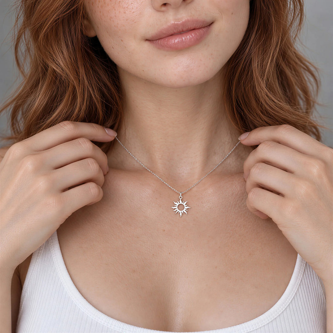 Sun Pendant Necklace