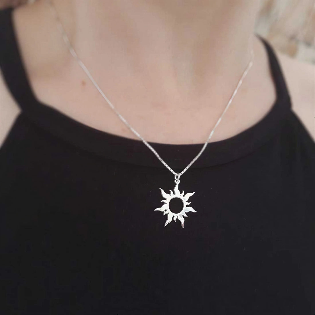 Sun Pendant Necklace