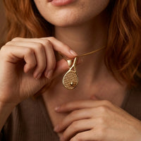 Tennis Racket Necklace