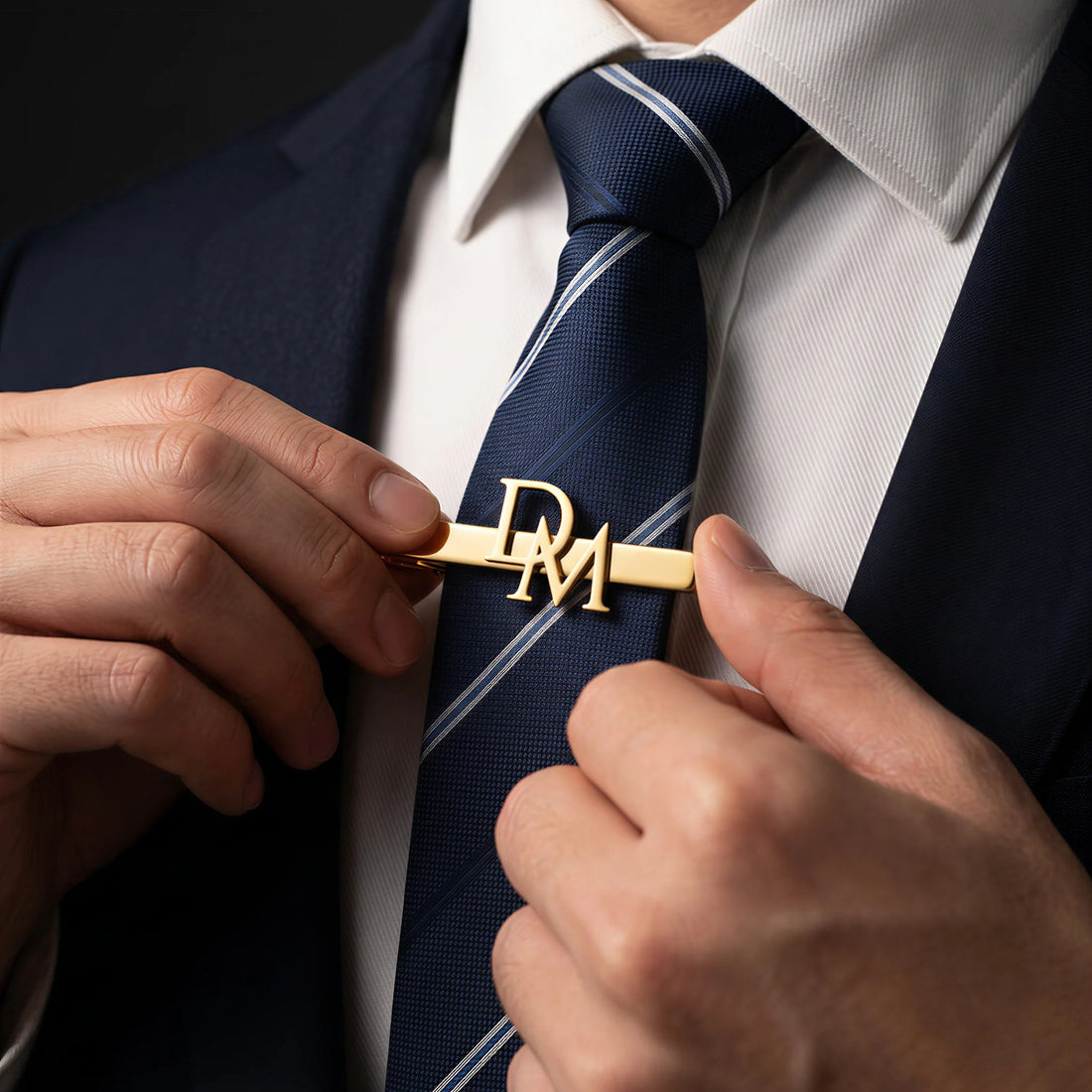Personalised Initial Tie Clip