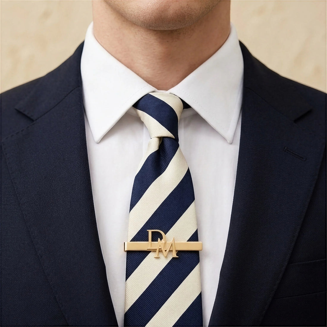 Personalised Initial Tie Clip