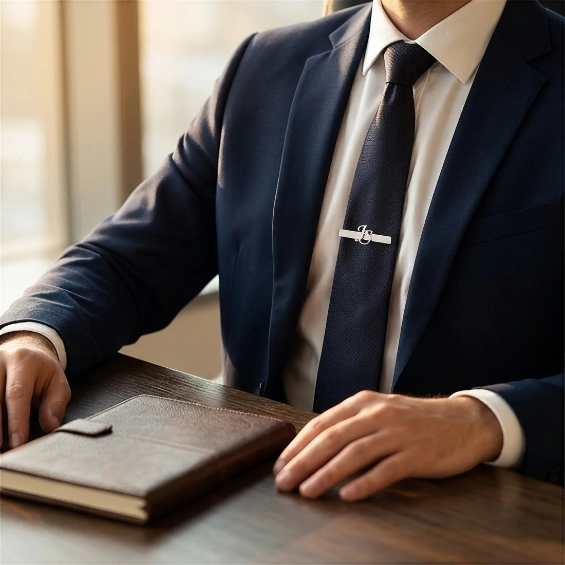 Personalised Initial Tie Clip
