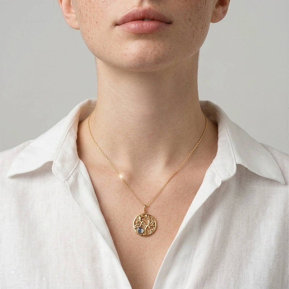 Tree of Life Photo Necklace