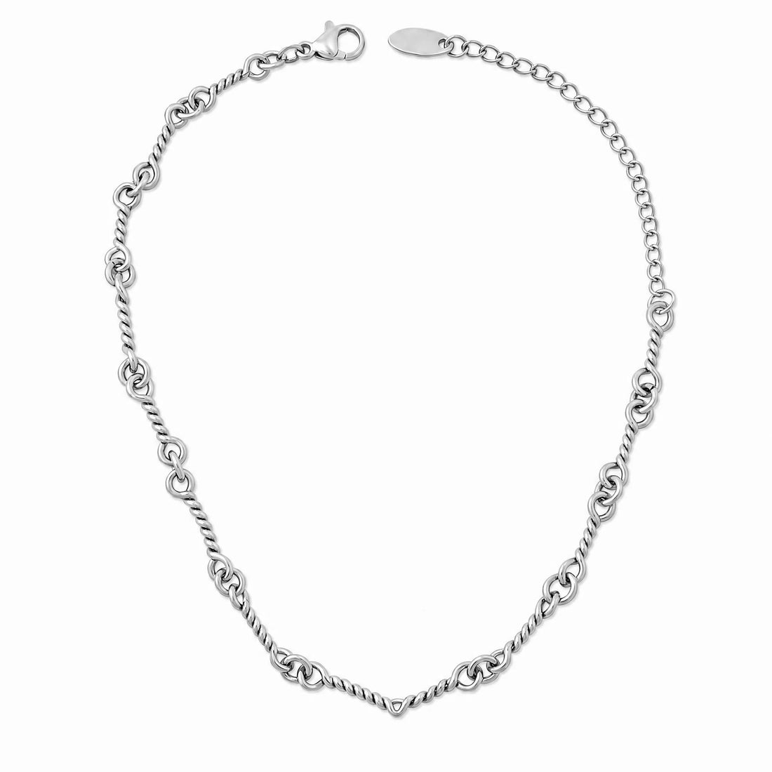 Twisted Knot Chain Necklace