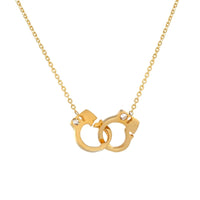 Handcuff Interlocking Necklace