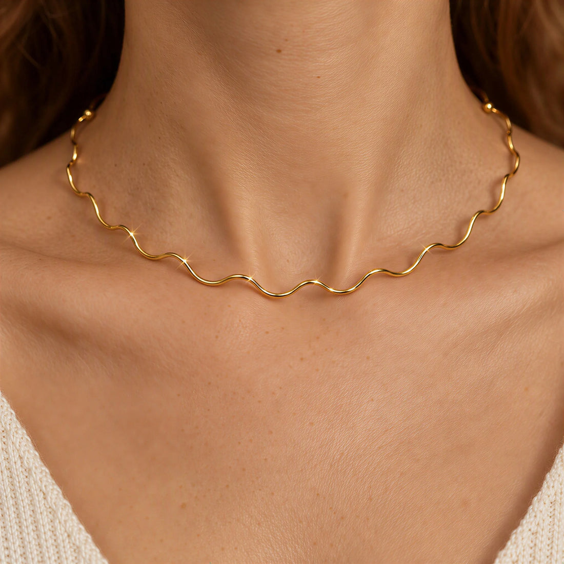 Wave Collar Necklace