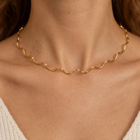 Wave Collar Necklace