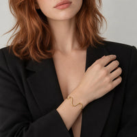 Wave Cuff Bracelet
