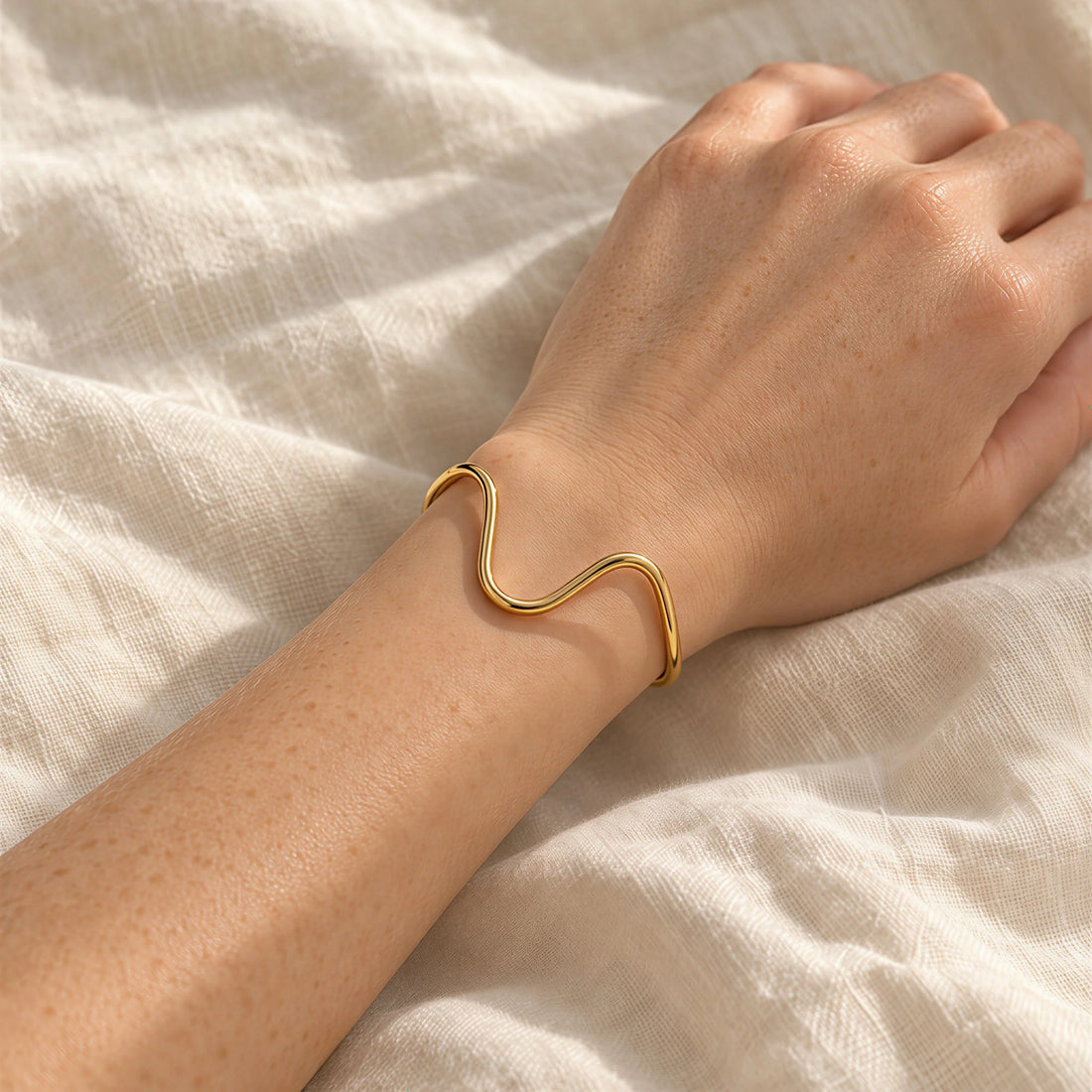 Wave Cuff Bracelet